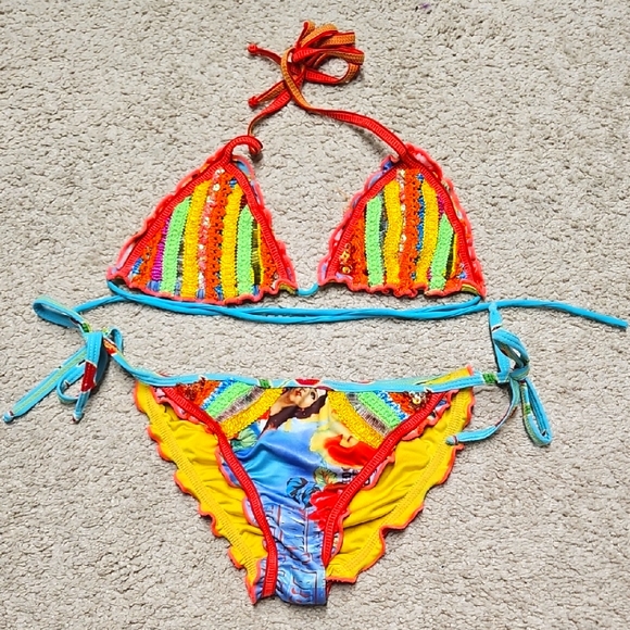 Làu De Là BEADED SWIMSUIT 🔥 - Picture 1 of 7